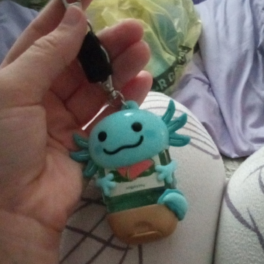 Cute Blue Axolotl Germax Holder